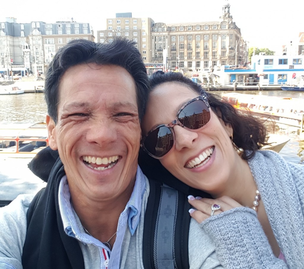 Traveling the world with my beautiful wife