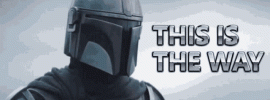 "This is the way." - The Mandalorian